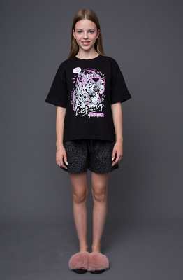 004_ОП25 Комплект дд (футболка кор.рукав+шорты) мультиколор - 1