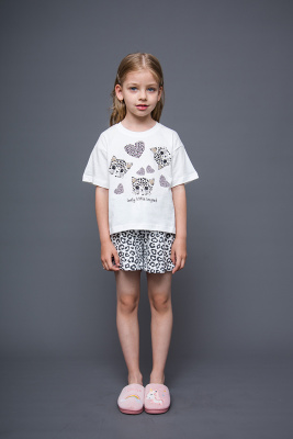 003_ОП25 Комплект дд (футболка кор.рукав+шорты) мультиколор - 1