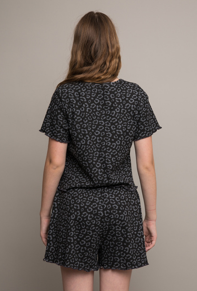 002_ОП25 Комплект дд (футболка кор.рукав + шорты) графит - 3