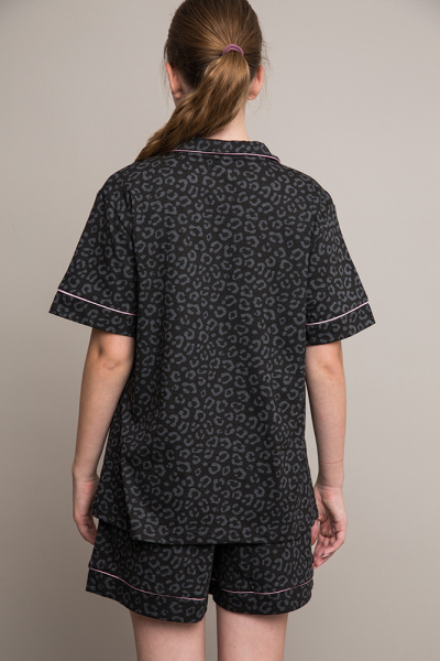 006_ОП25 Комплект дд (футболка кор.рукав + шорты) графит - 2