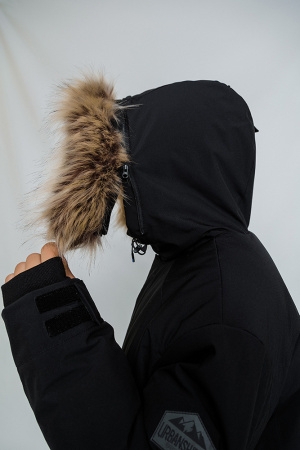 254-26з Куртка парка дм Фримен Чёрный (14)