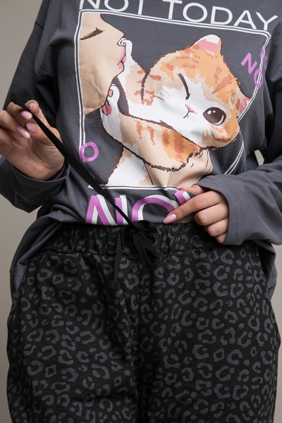 009_ОП25 Комплект дд (футболка дл.рукав+брюки) мультиколор - 3