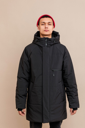 253-26з Куртка парка дм Фест Чёрный (3)