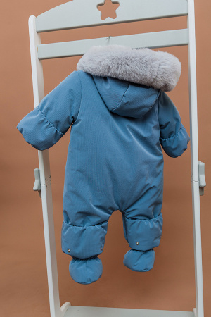 201-26з Комбинезон-трансформер на выписку Фейд Синий (11)