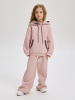 10125G/10125GM Брюки, трикотаж, 98-128, для девочки, "Deloras"  (Серо-розовый, 104)