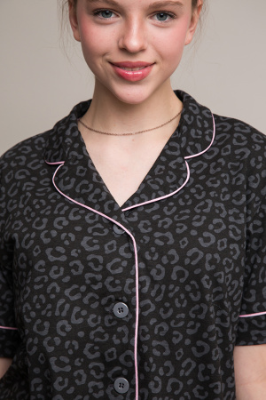 006_ОП25 Комплект дд (футболка кор.рукав + шорты) графит - 3