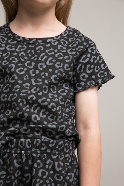 002_ОП25 Комплект дд (футболка кор.рукав + шорты) графит - 5