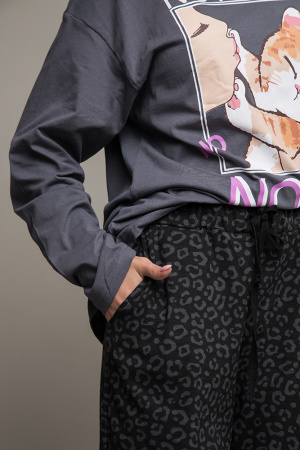 009_ОП25 Комплект дд (футболка дл.рукав+брюки) мультиколор - 4