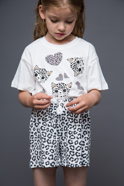 003_ОП25 Комплект дд (футболка кор.рукав+шорты) мультиколор - 3